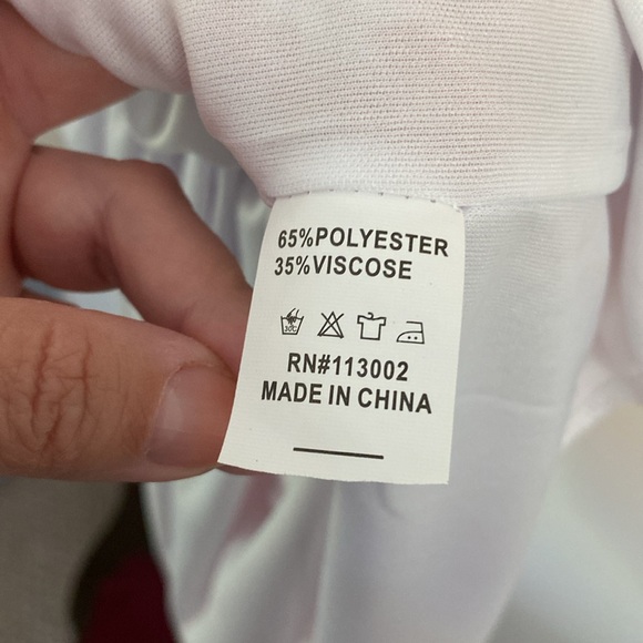 India Boutique Pink and White Feather Print Chemise - Picture 4 of 5